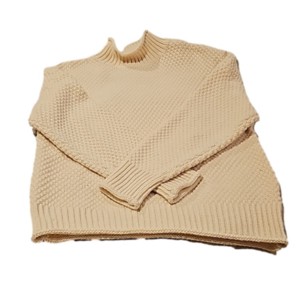 Zesica knit sweater cream womans large excellent condition
